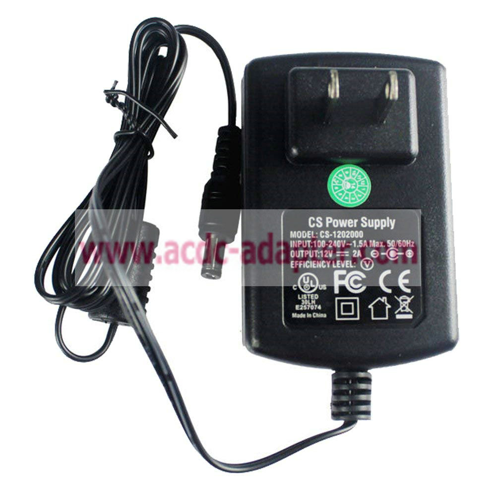 Brand new 12V 2A CS-1202000 Power Supply Adapter Switching 5.5*2.1mm for CCTV Came